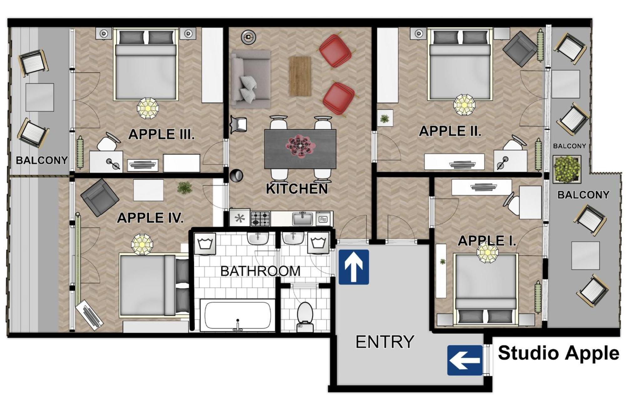 New Town - Apple Apartments Prague Exterior photo